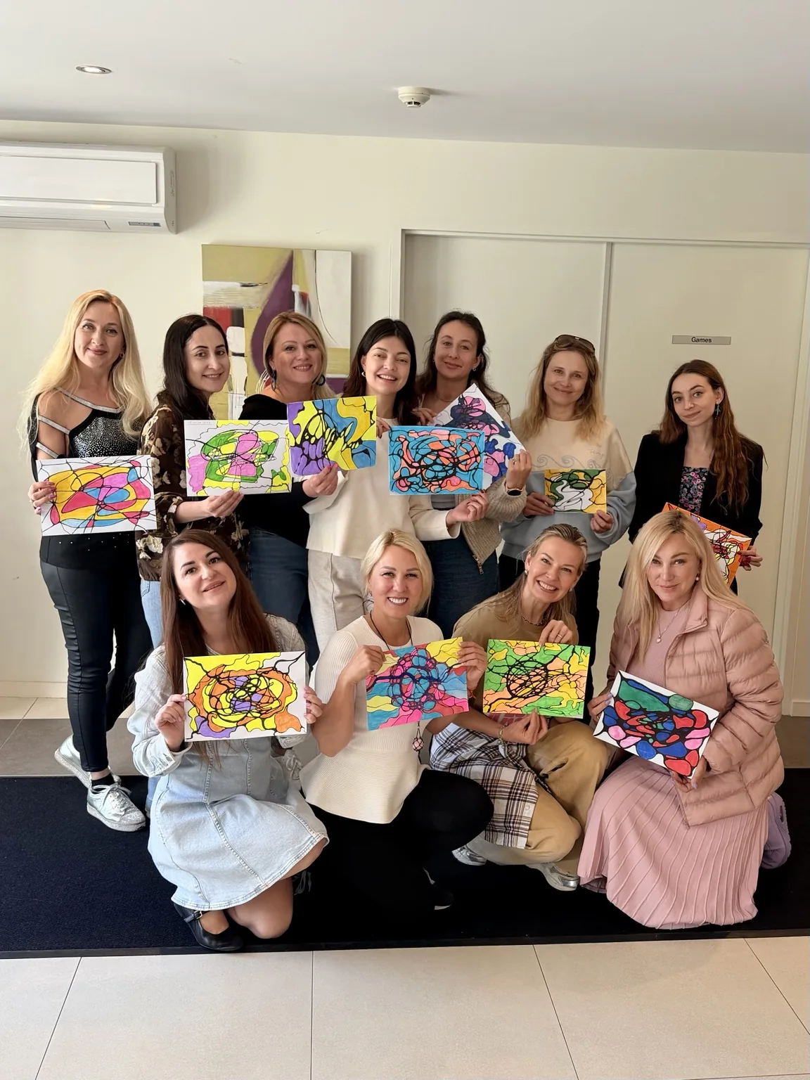 Women attending an in-person circle organised by Anna Clark in Perth — photograph 5